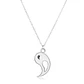 Collar Yin Yang Pareja Negro Blanco - Miniatura 6