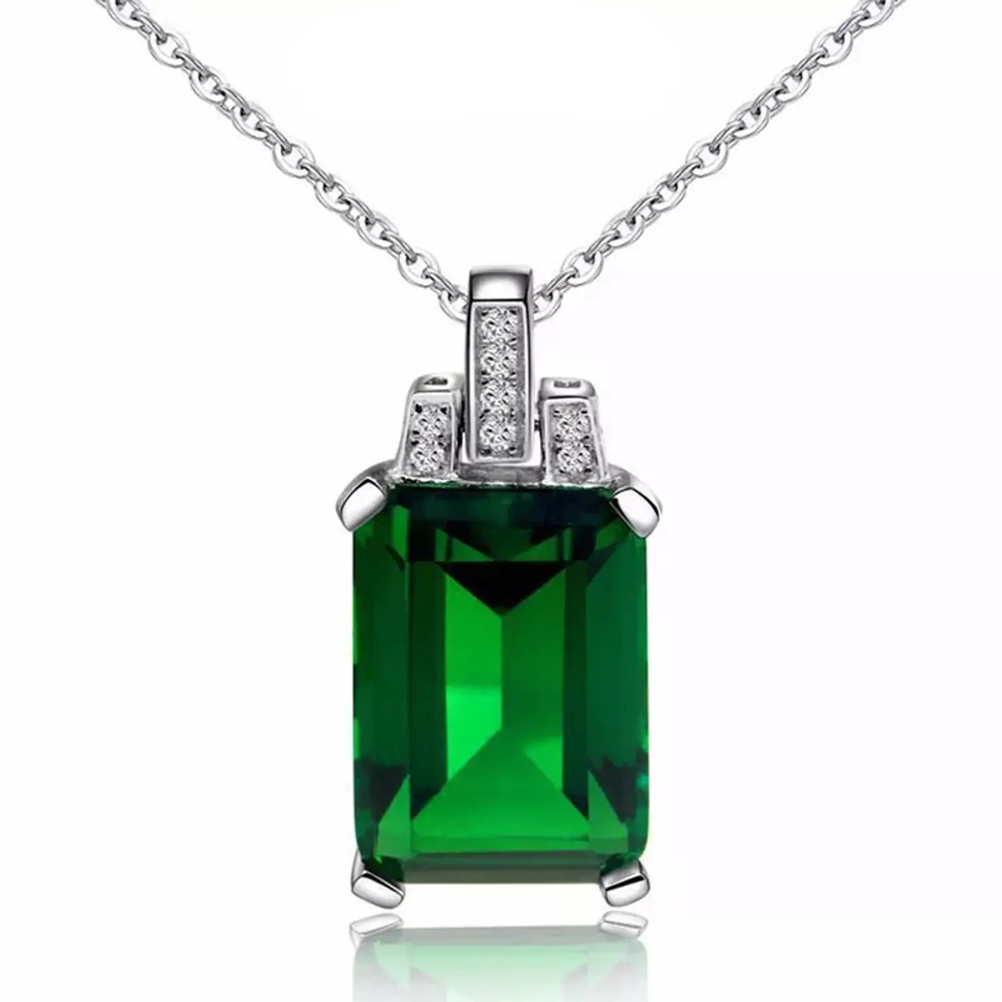 Collar Cristal Verde Circones 1