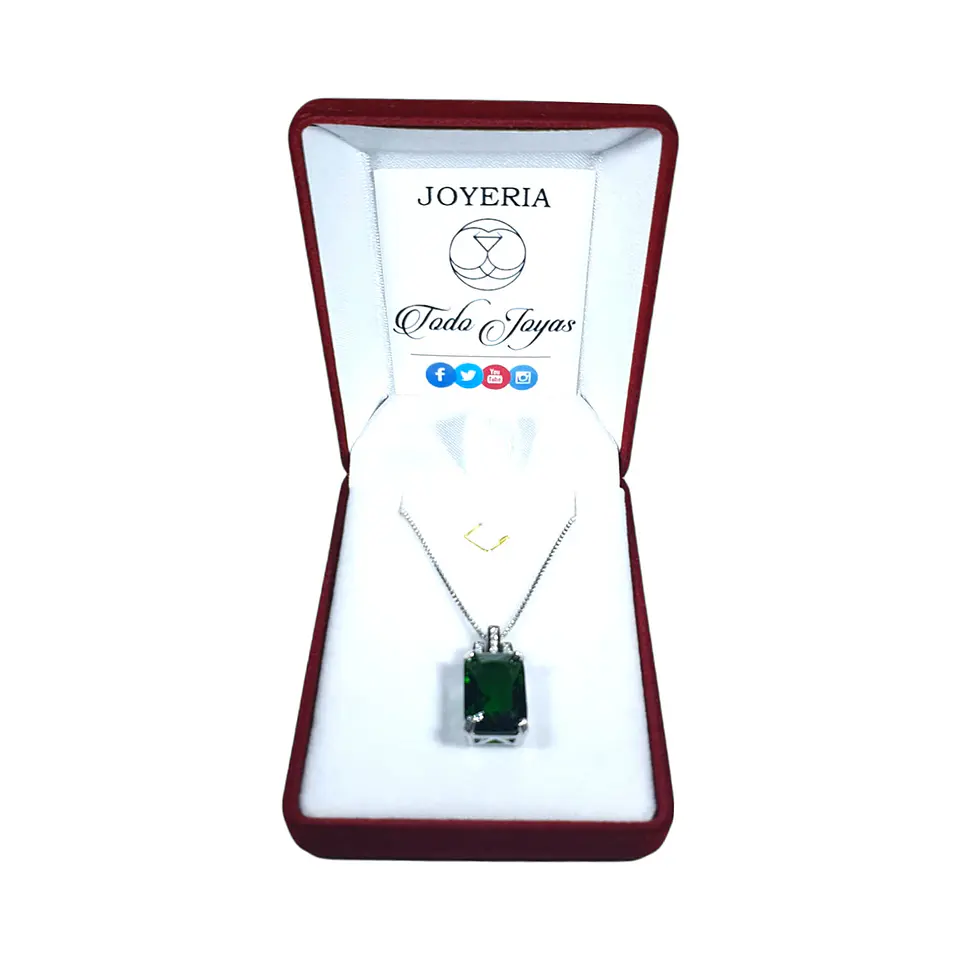 Collar Cristal Verde Circones 2