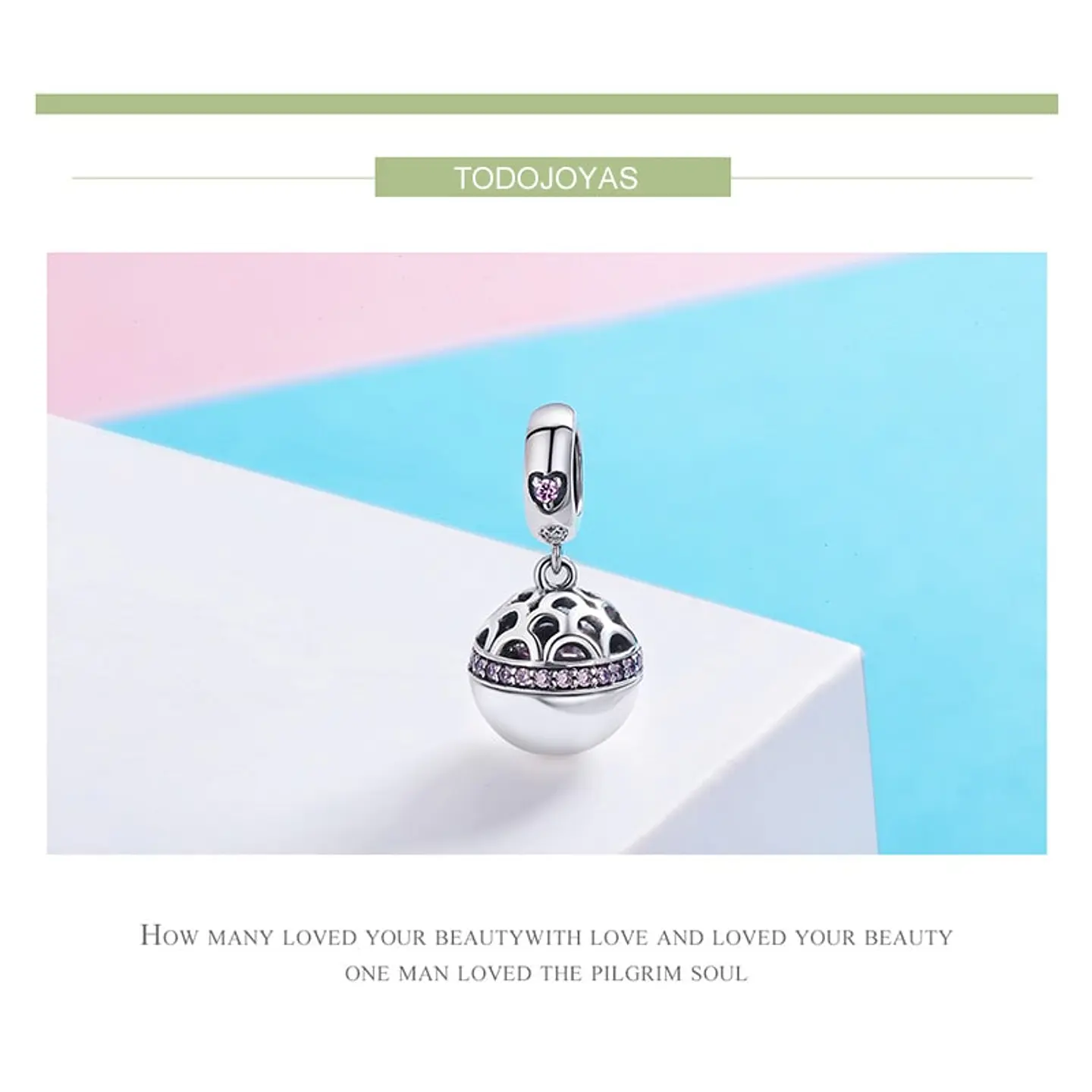 Charm Dije Plata 925 Caja Regalo 6