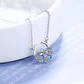 Collar Luna y Estrella Circones Plateado - Miniatura 3