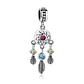 Charm Dije Plata 925 Atrapa Sueños Colores - Miniatura 1