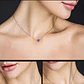 Collar Mini Corazon Azul Titanic Plateado - Miniatura 5