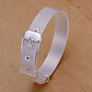 Pulsera Estilo Cinturon Plateada - Miniatura 6