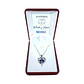 Collar Corazon Cristal Lila Plateado - Miniatura 2