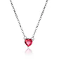 Collar Mini Corazon Cristal Rojo - Miniatura 1