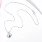 Collar Corazon Circon Azul - Miniatura 4