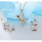 Conjunto Perrito Brillante Plateado - Miniatura 4