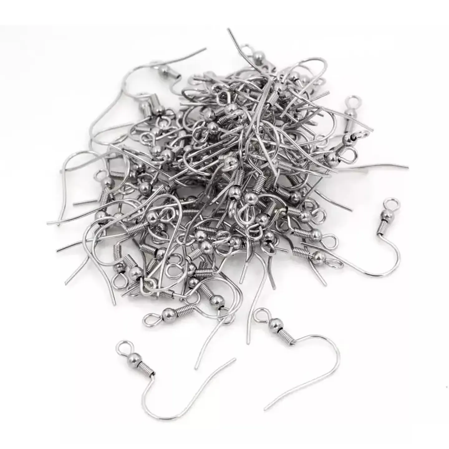 Pack 100 Ganchos Para Aros Metal 2