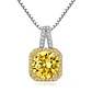 Collar Cristal Amarillo Circones - Miniatura 1