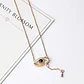 Collar Ojo Te Amo en 100 Idiomas Dorado - Miniatura 4
