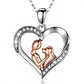 Collar Plata 925 Corazon Mascota Mujer - Miniatura 1