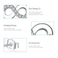 Aros Plata 925 Infinito con Circones - Miniatura 6