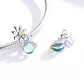 Charm Dije Plata 925 Flor Luciernaga - Miniatura 3