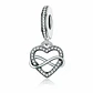 Charm Dije Plata 925 Corazon Infinito - Miniatura 1