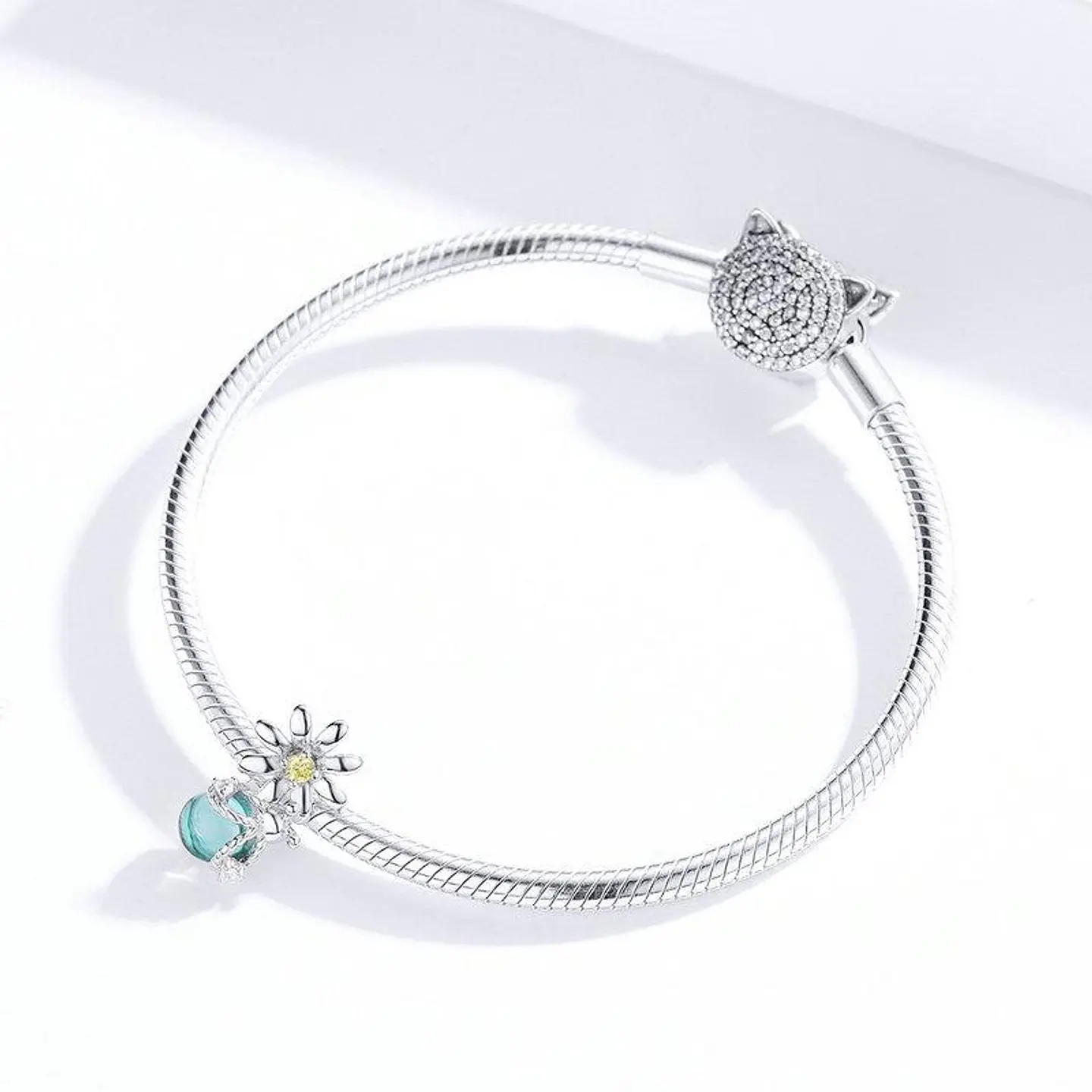 Charm Dije Plata 925 Flor Luciernaga 4