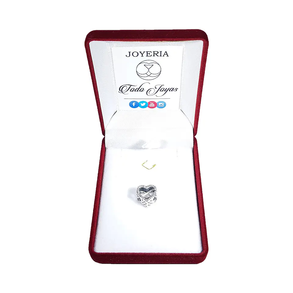 Charm Dije Plata 925 Infinito Corazon 2