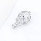 Collar Plata 925 Ovalo Mama Hijo Perla - Miniatura 5
