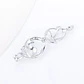 Collar Plata 925 Ovalo Mama Hijo Perla - Miniatura 6