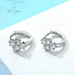 Aros Flor Circones Plateado - Miniatura 3