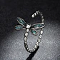 Anillo Plata 925 Libelula Verde - Miniatura 5