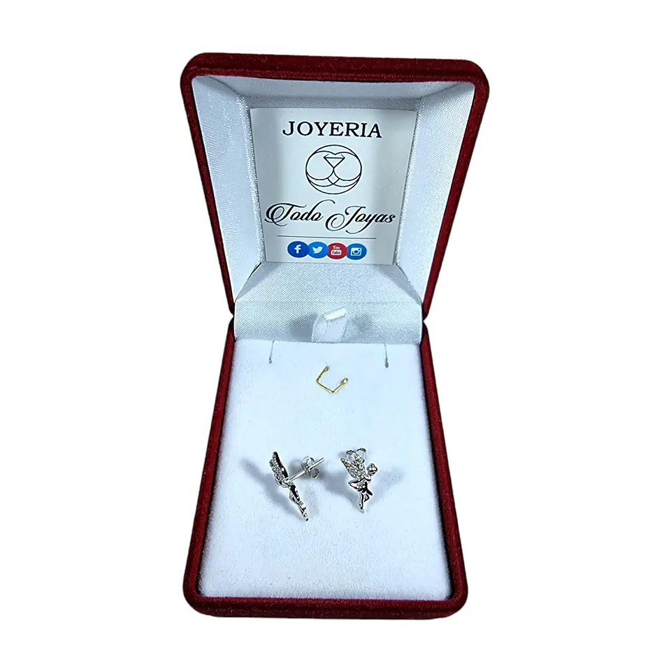 Aros Plata 925 Hadas Plateadas 2