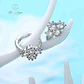Aros Flor Circones Plateado - Miniatura 6