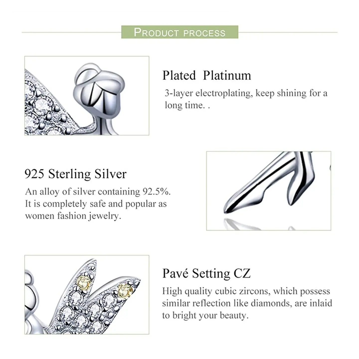 Aros Plata 925 Hadas Plateadas 5