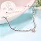 Pulsera Corazon y Circones Plateada - Miniatura 4