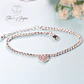 Pulsera Corazon y Circones Plateada - Miniatura 5