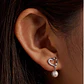 Aros Plata 925 Corazon Perla - Miniatura 4