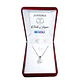 Collar Perla Blanca con Circon Plateado - Miniatura 2