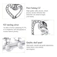 Aros Plata 925 Corazon Perla - Miniatura 6