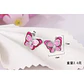 Aros Plata 925 Mariposa Rosada - Miniatura 3