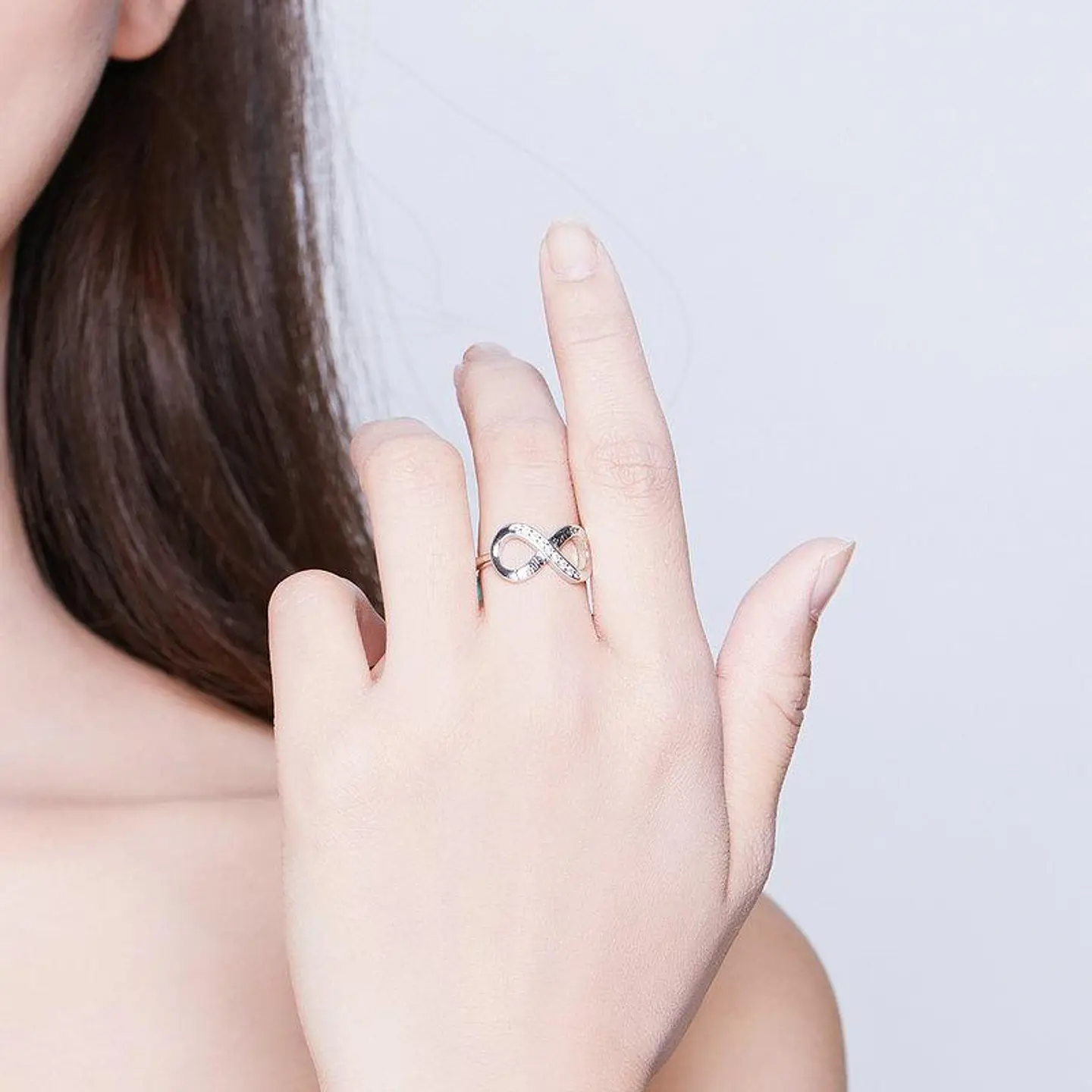 Anillo Plata 925 Infinito Family Ajustable 3