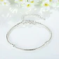 Pulsera Para Charms Ajustable Plateada - Miniatura 4