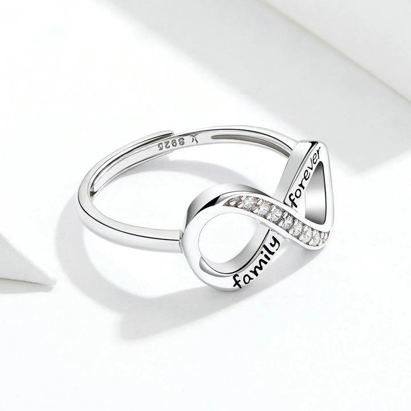 Anillo Plata 925 Infinito Family Ajustable 5