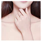 Anillo Plata 925 Rosa Plateada Ajustable - Miniatura 3
