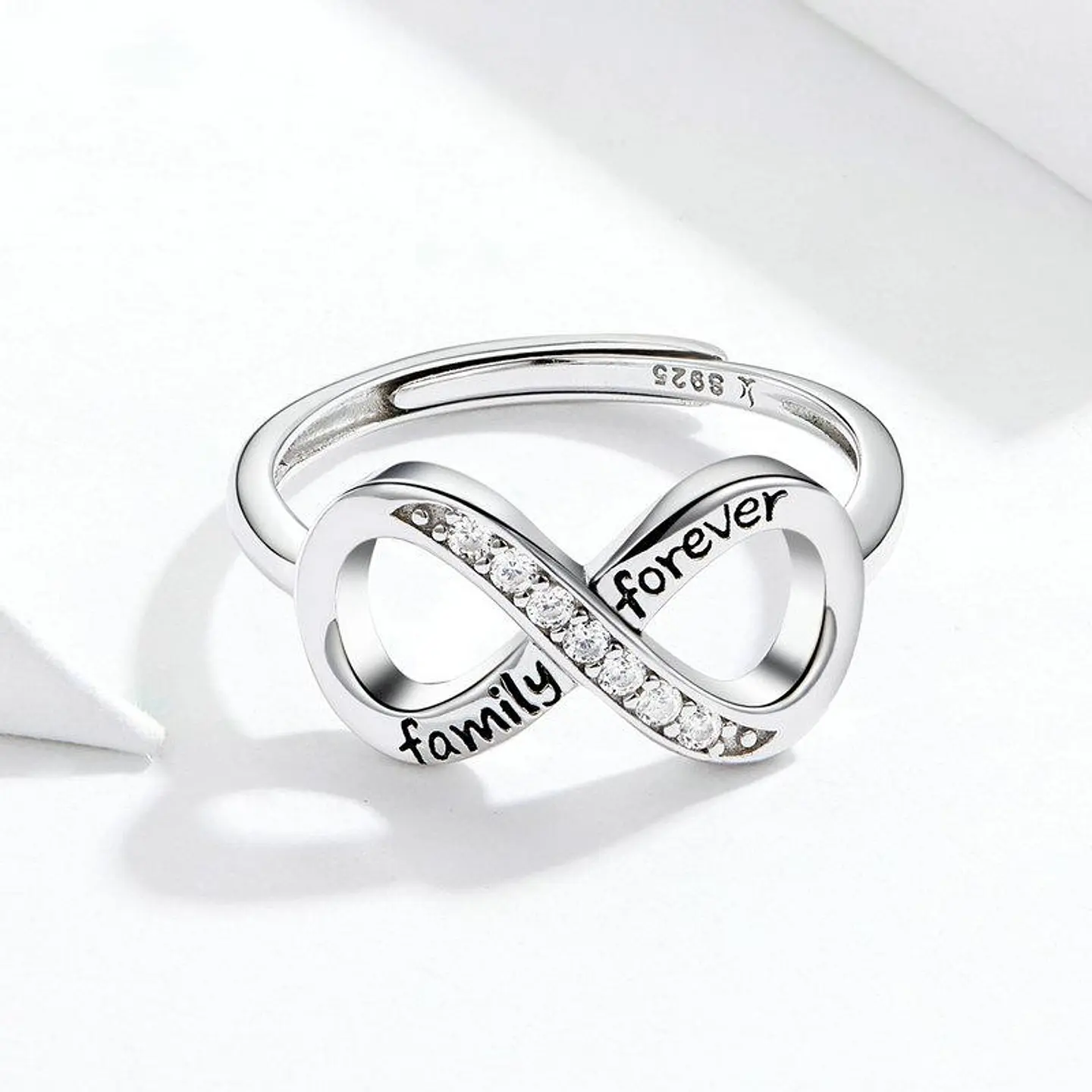 Anillo Plata 925 Infinito Family Ajustable 6