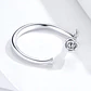 Anillo Plata 925 Rosa Plateada Ajustable - Miniatura 5