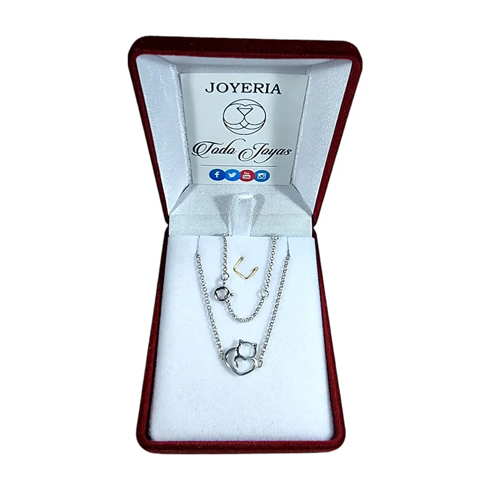 Pulsera Plata 925 Gato Plateado 2