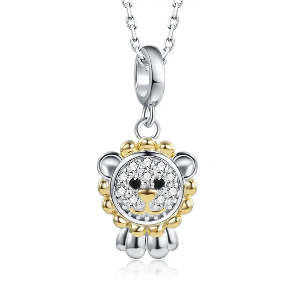 Collar Plata 925 Rey Leon 1