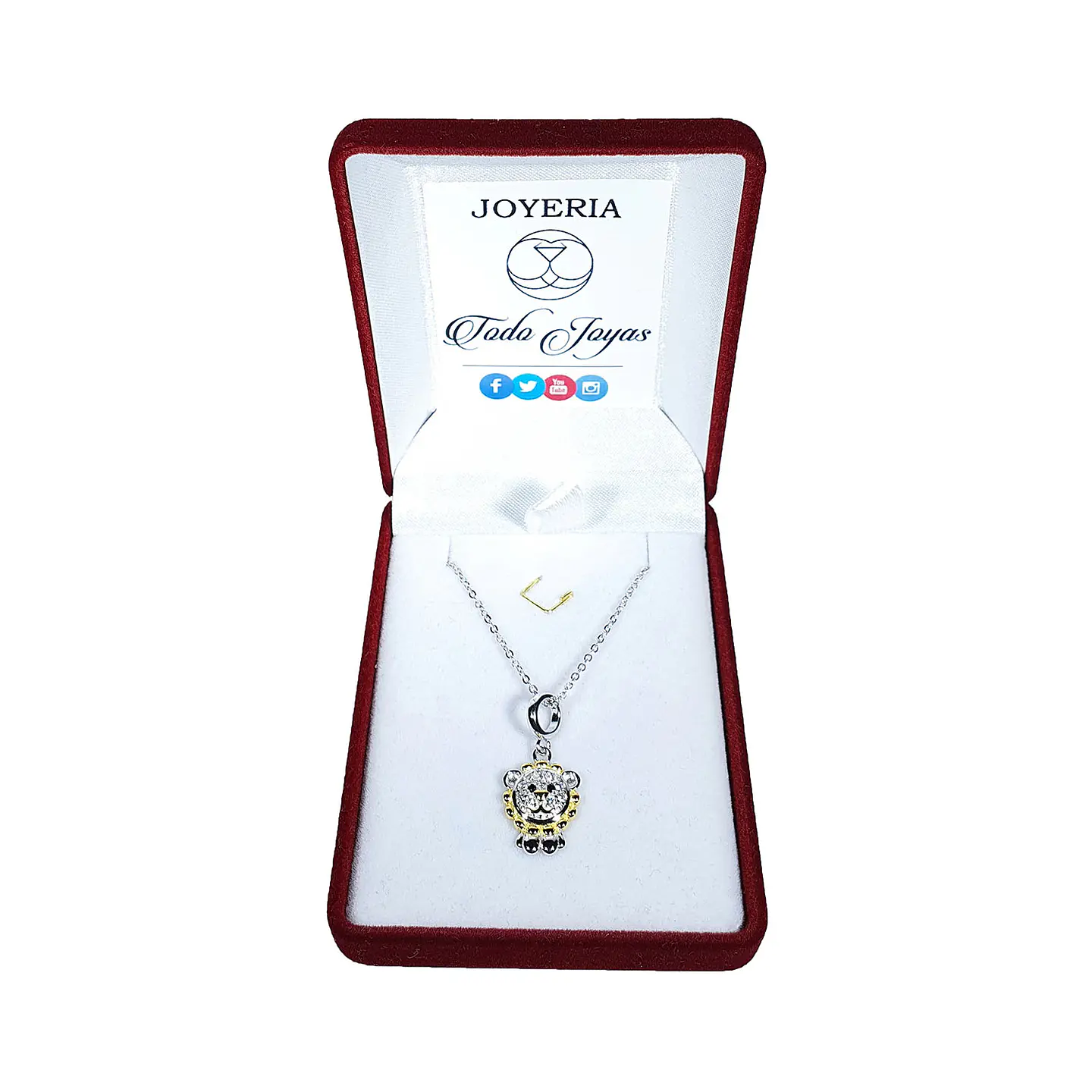 Collar Plata 925 Rey Leon 2