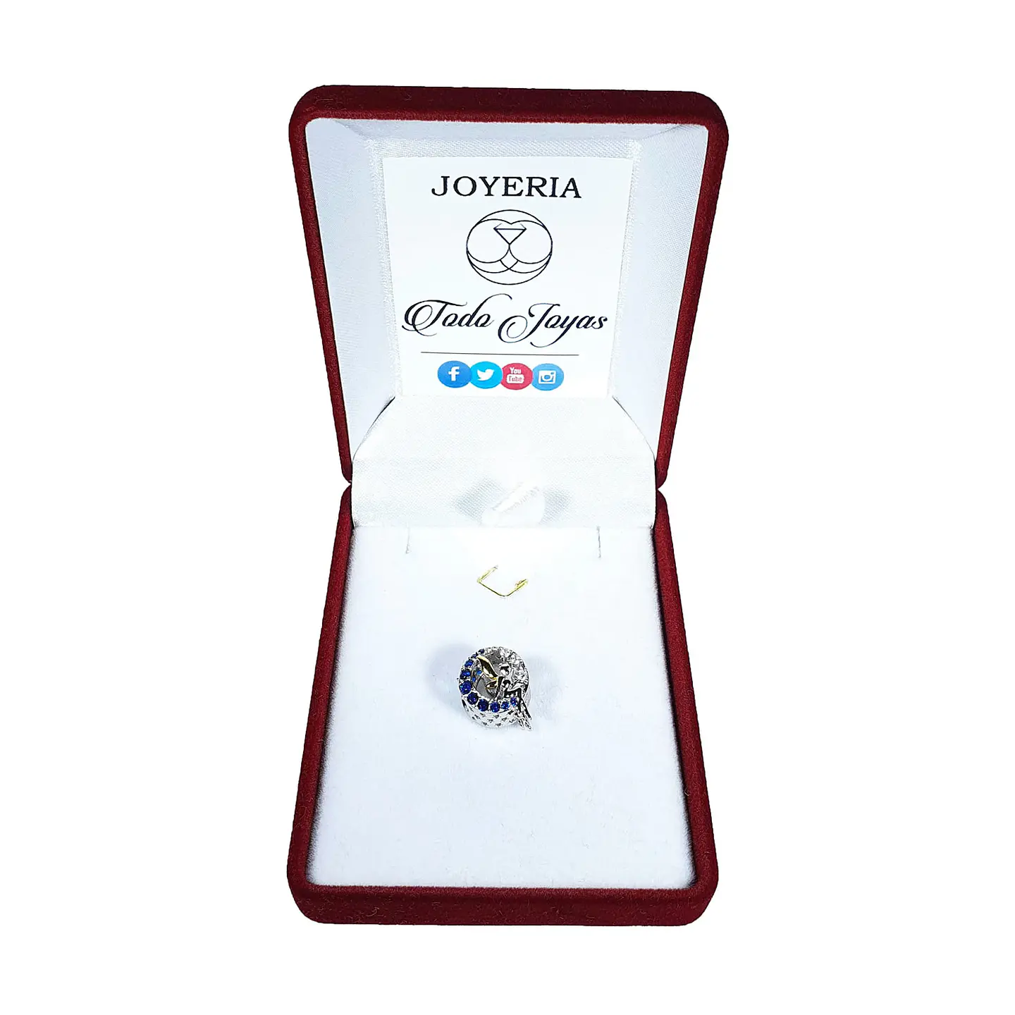 Charm Dije Plata 925 Hada Sentada 2