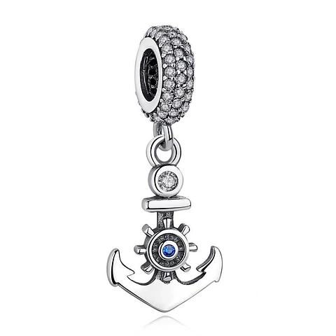Charm Dije Plata 925 Ancla Naval