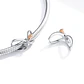 Charm Dije Plata 925 Infinito con Rosa - Miniatura 3