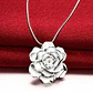 Collar Rosa Plateada - Miniatura 4