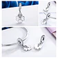 Charm Dije Plata 925 Trebol Blanco - Miniatura 2