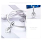 Charm Dije Plata 925 Trebol Blanco - Miniatura 3