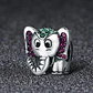 Charm Dije Plata 925 Elefante Circones Colores - Miniatura 3